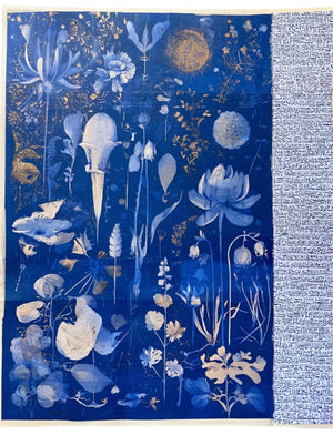 Collage Soup Botanica Obscura — Midnight Garden Collage Papers eBook