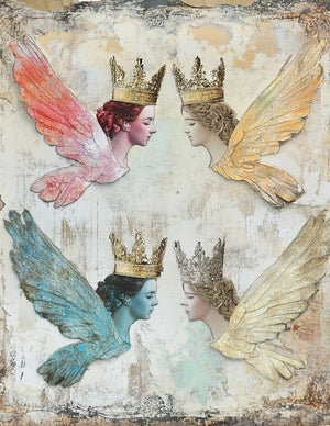 Collage Soup Bravely Being Me (eBook) Empowering Collage Collection of Mythic Feminine Strength – 90 Pages