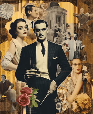 Collage Soup Dapper Flapper: 60-Page Printable eBook Inspired by the Roaring Twenties