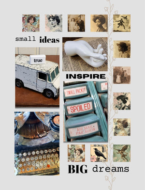 Collage Soup Found It! – Paperback Collage Collection | 84 Pages of Nostalgic Ephemera for Journals & Mixed Media