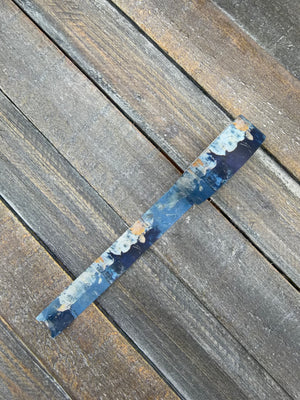 Collage Soup Orbit & Mark Washi Tape — Graphic Circles and Sketchy Marks in Cool Blue Tones