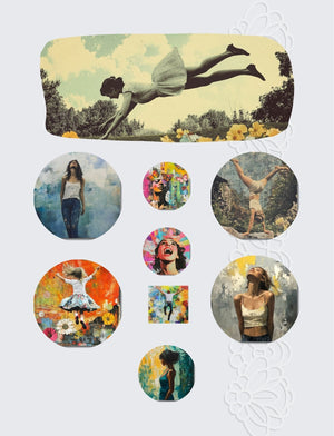 Collage Soup Quotilicious by Collage Soup | A Paperback Book of Quotes, Collage Prompts & Vintage Typography