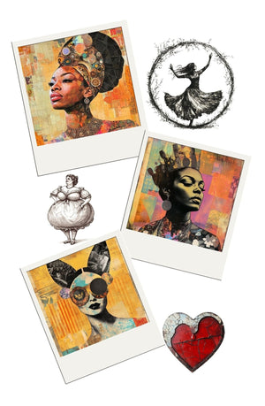 Collage Soup Size Matters | Digital Download | ATC & ACEO Guide