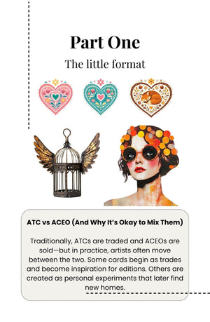 Collage Soup Size Matters | Digital Download | ATC & ACEO Guide