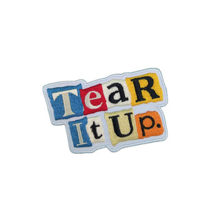 Collage Soup Tear It Up – Text Patch Sticker