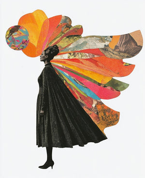 Collage Soup The "Original" Paper Bites: Vibrant Pre-Cut Paper Designs for Journals, Cards & Mixed Media Art 110 lb. Paper 12 Designs