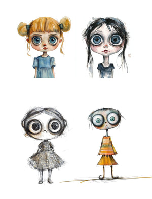 Collage Soup The Unruly Ones | Paperback | Expressive doll collage papers & textured mixed media backgrounds