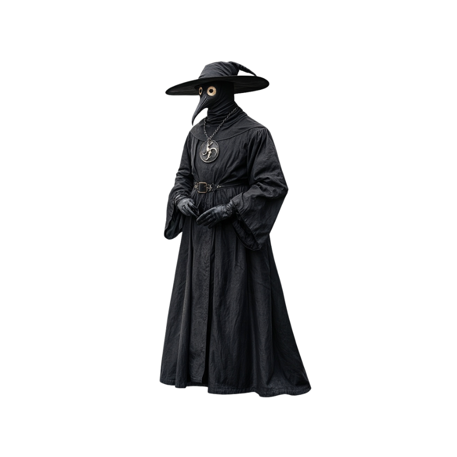 Case No. 1031 Digi-Bites — plague doctor in a long black robe