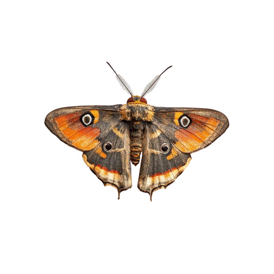 Case No. 1031 Digi-Bites — orange-winged moth