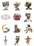 Cast of Characters – Sticky Bites — contact sheet of every piece in the set on white