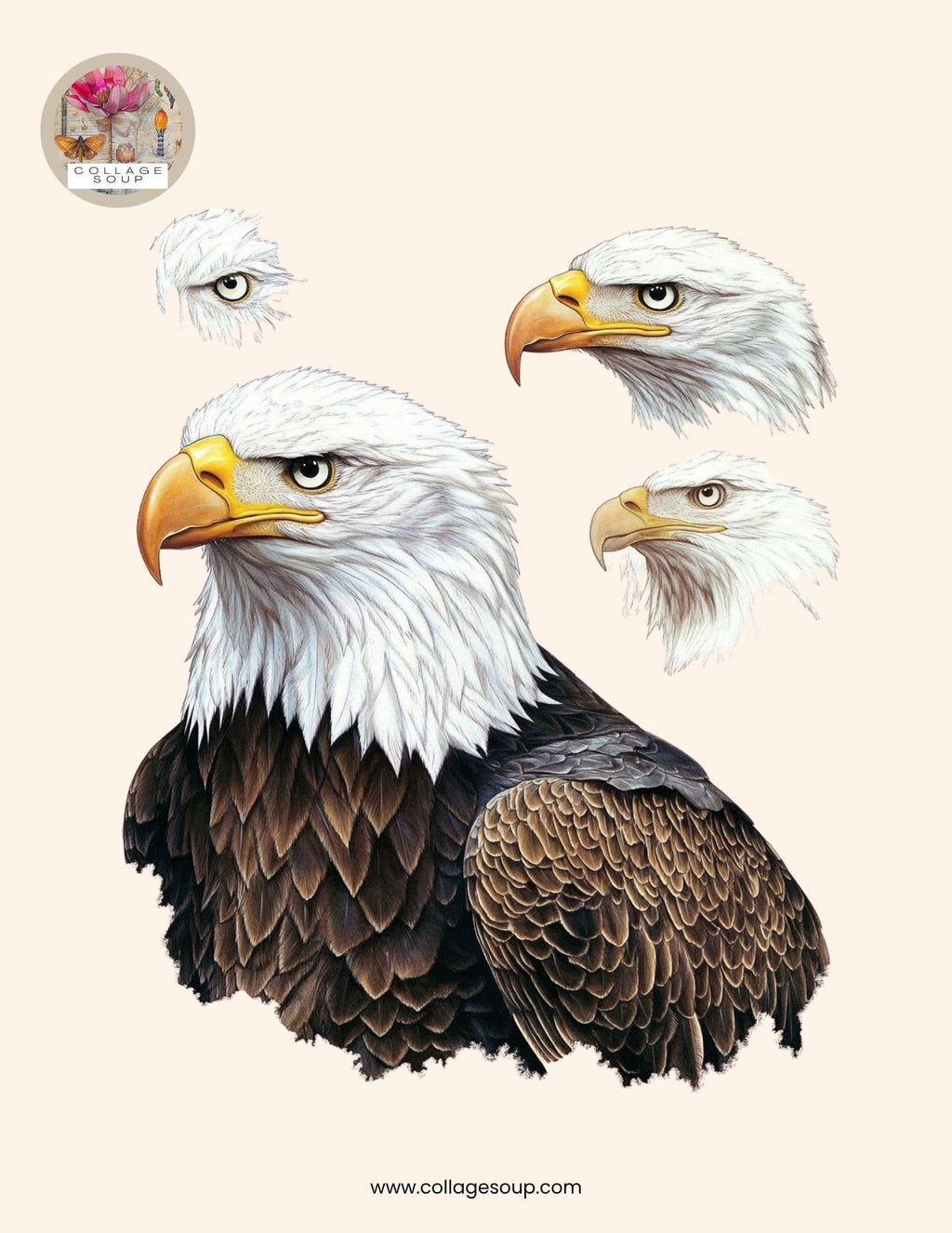 Collage Soup 4th of July Freebie — 6 Collage Papers
