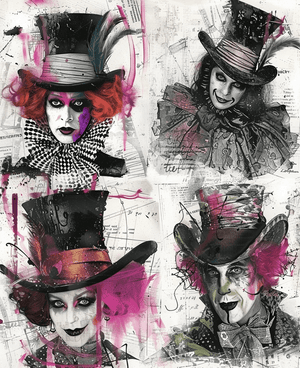 Collage Soup "All Hale The Fairy Tale: Alice's Version" Modern Collage Book