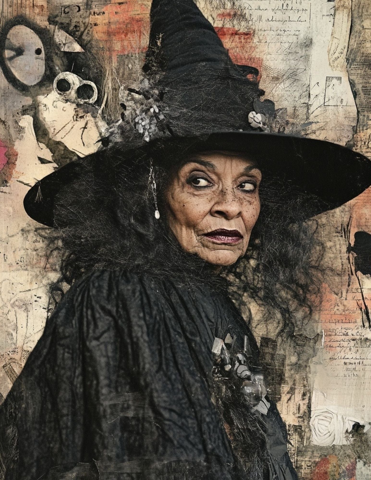 Collage Soup All Hallows Eve (eBook) | 71 Digital Pages of Elegant Halloween Collage Imagery for Print & Crafting
