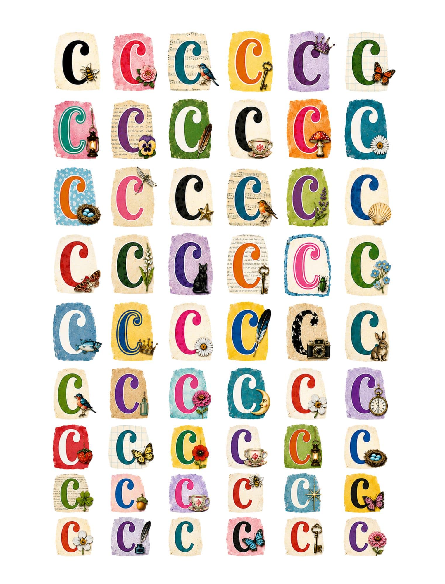 Collage Soup Alphabetica eBook