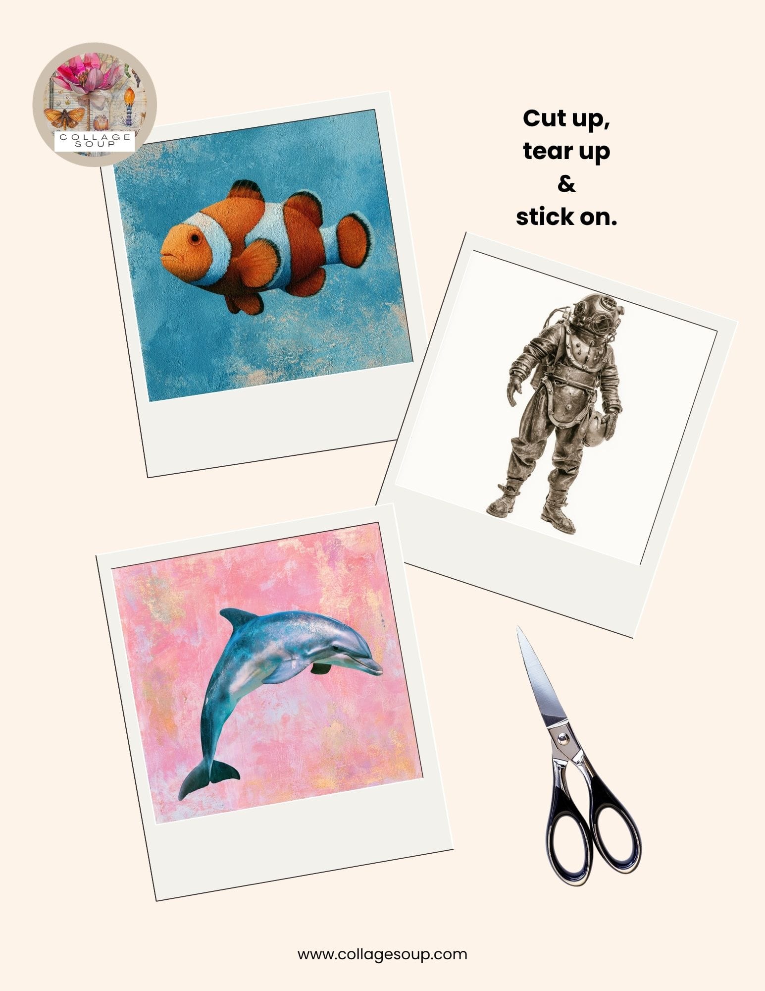 Collage Soup Aquarium Freebie eBook