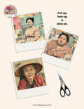 Collage Soup Asian Family Collage Papers — Free Download