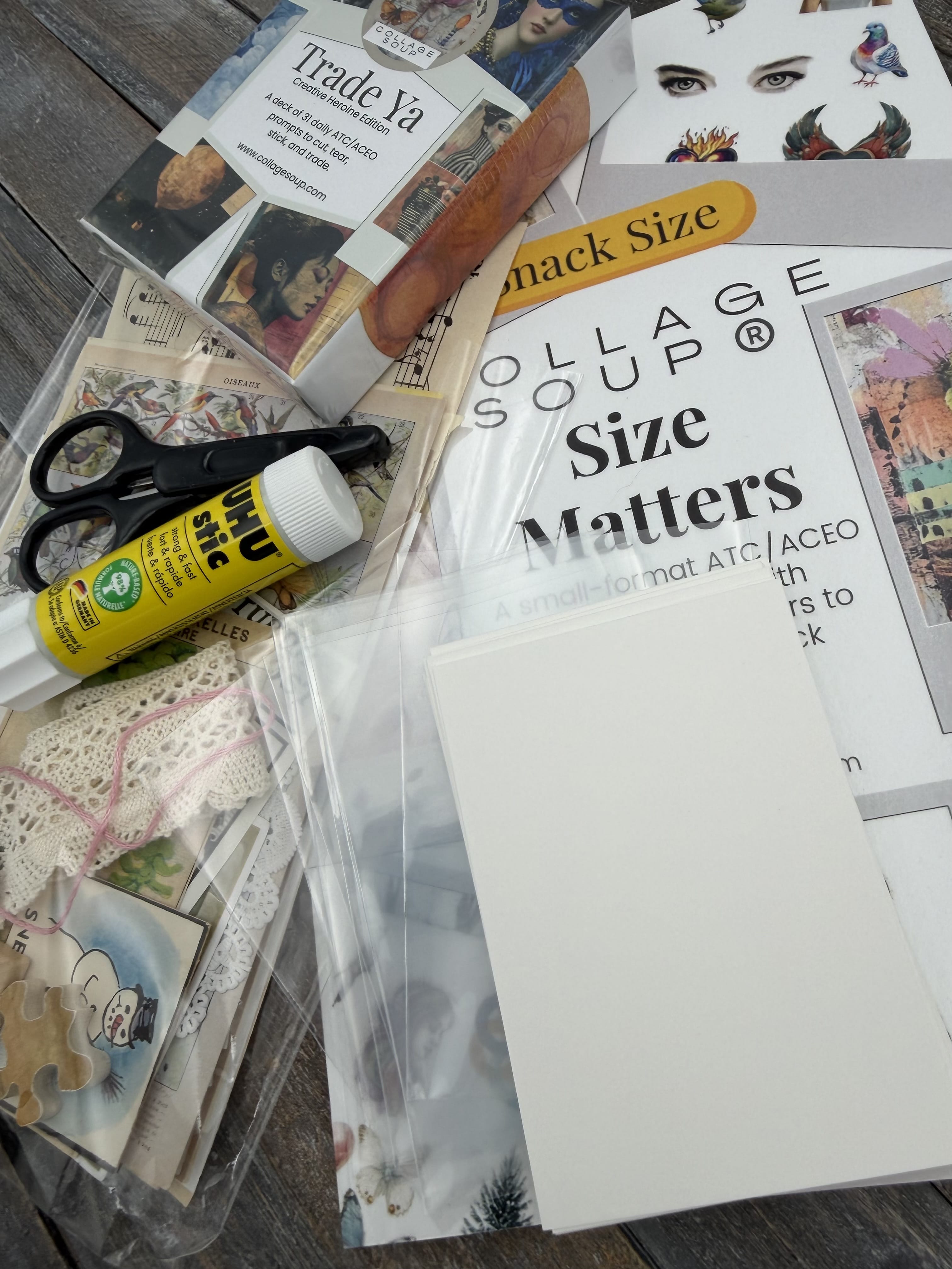 Collage Soup ATC-a-Go-Go Kit