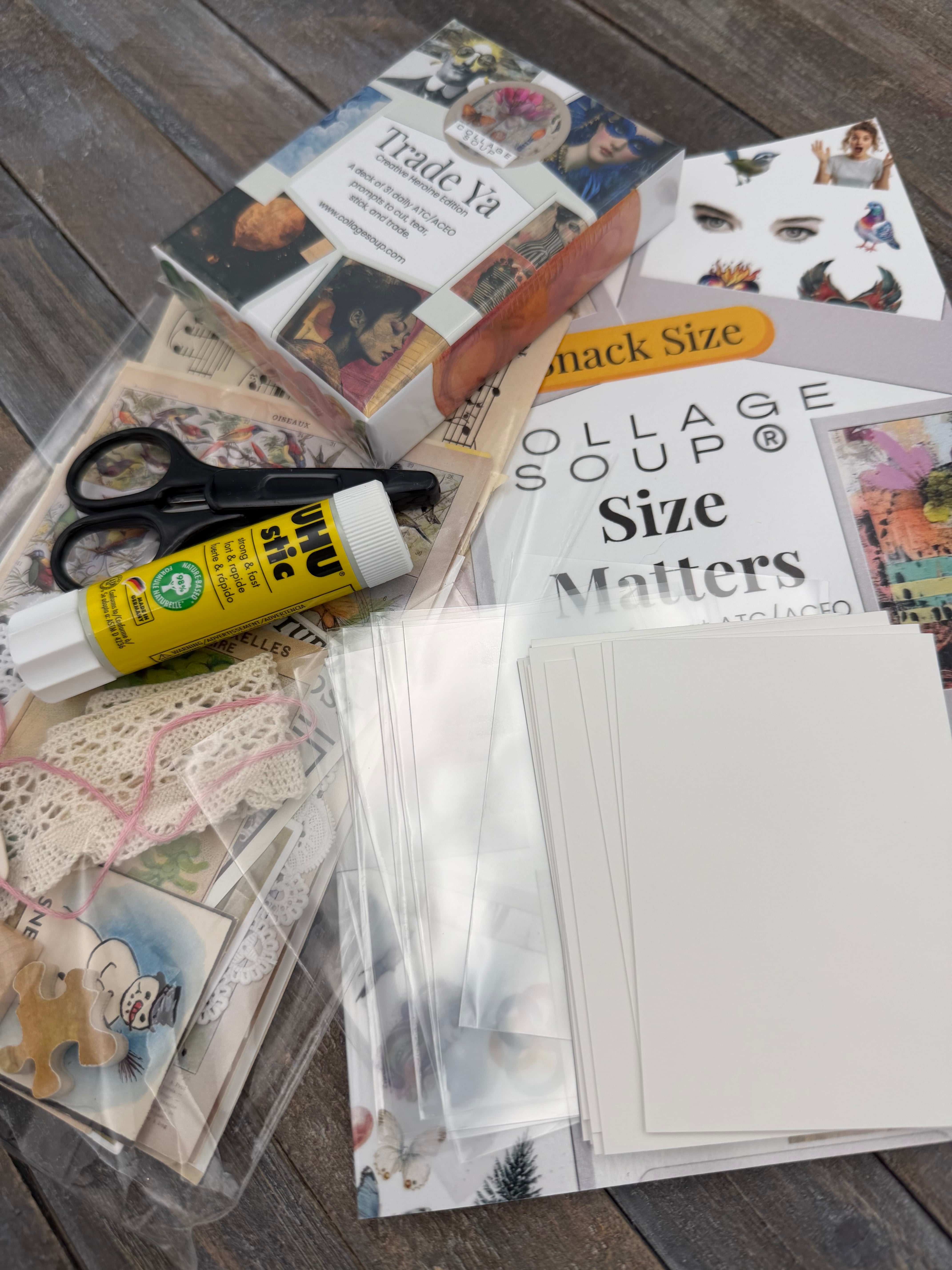 Collage Soup ATC-a-Go-Go Kit