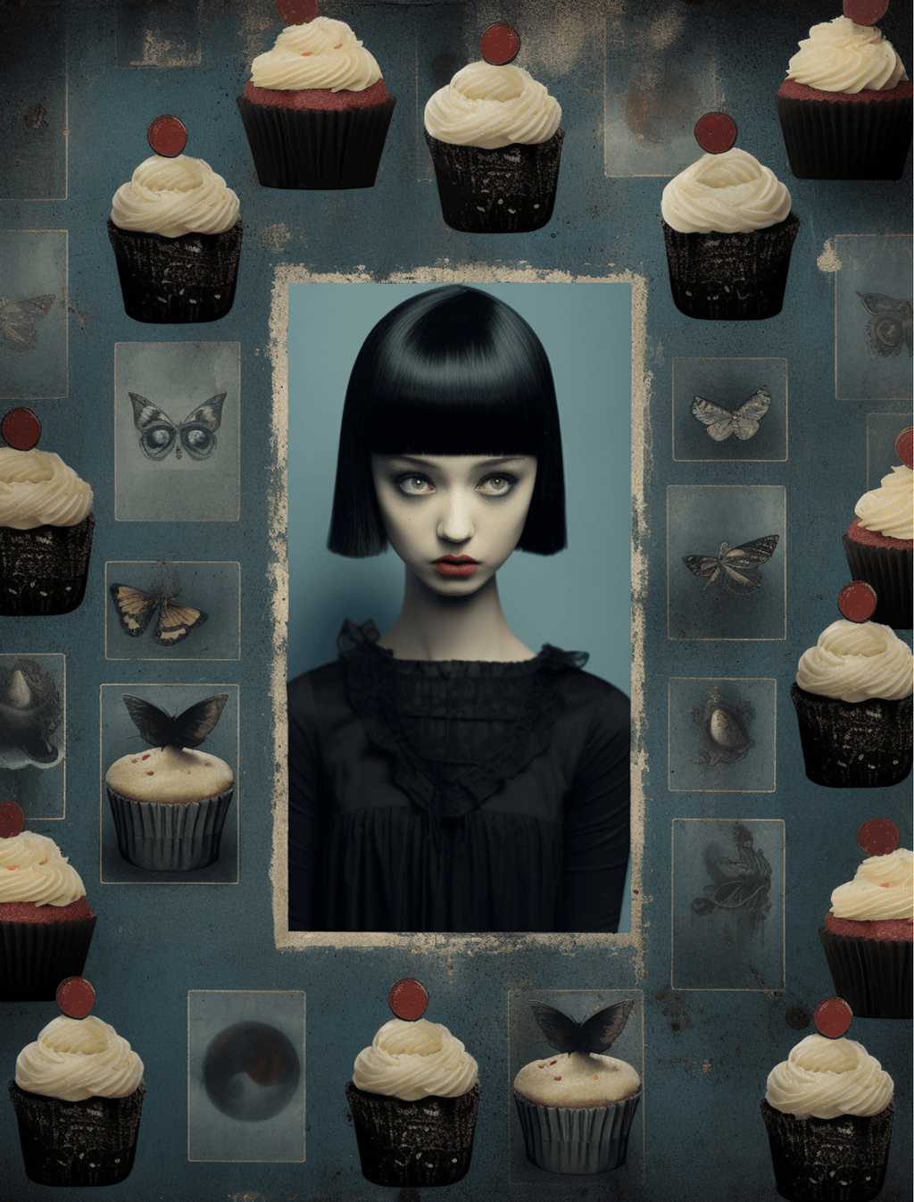 Collage Soup Bad Mood Muffins: 110 Moody Collage Papers