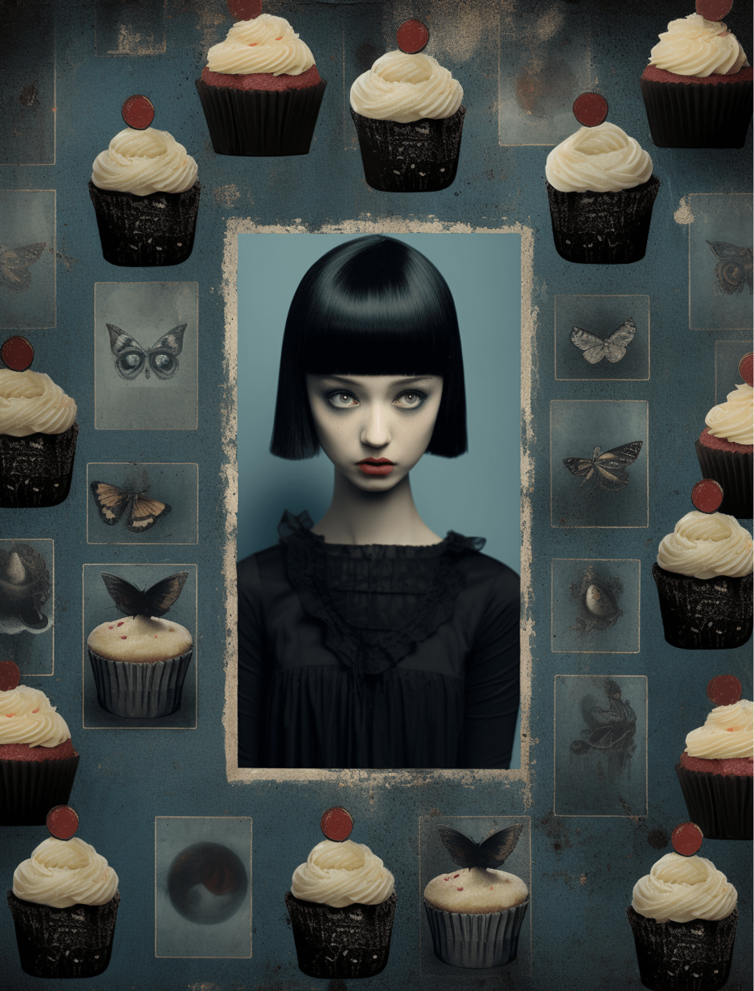 Collage Soup Bad Mood Muffins: 110 Moody Collage Papers