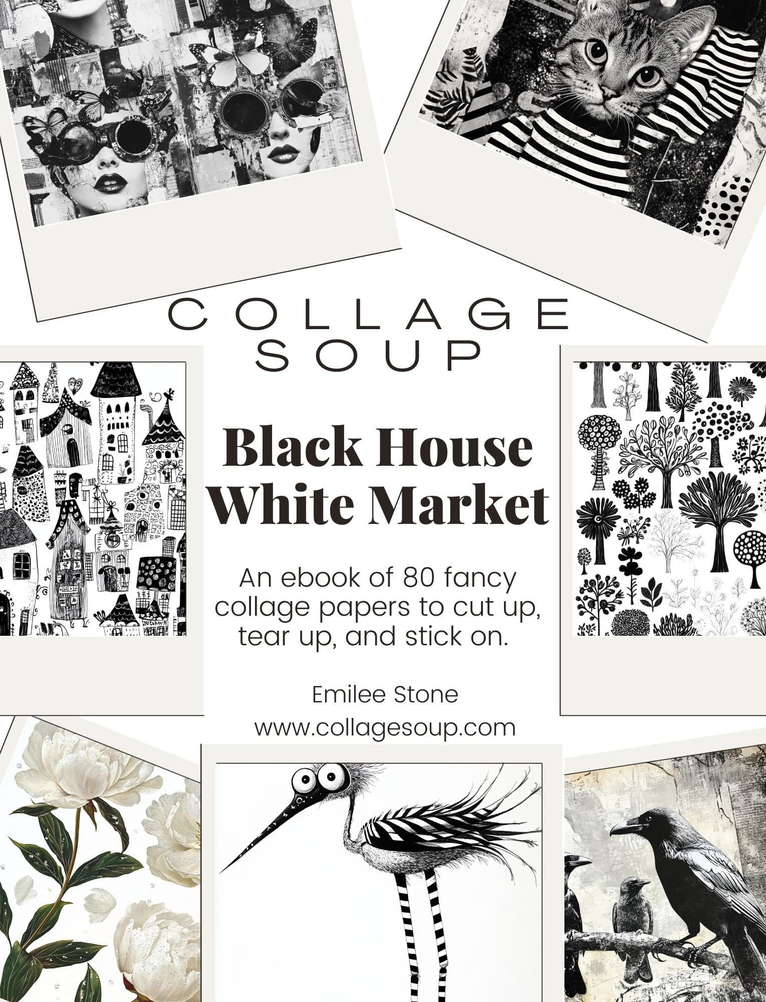 Collage Soup Black House White Market – A Special Edition Collage eBook