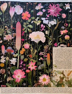 Collage Soup Botanica Obscura — Midnight Garden Collage Papers eBook