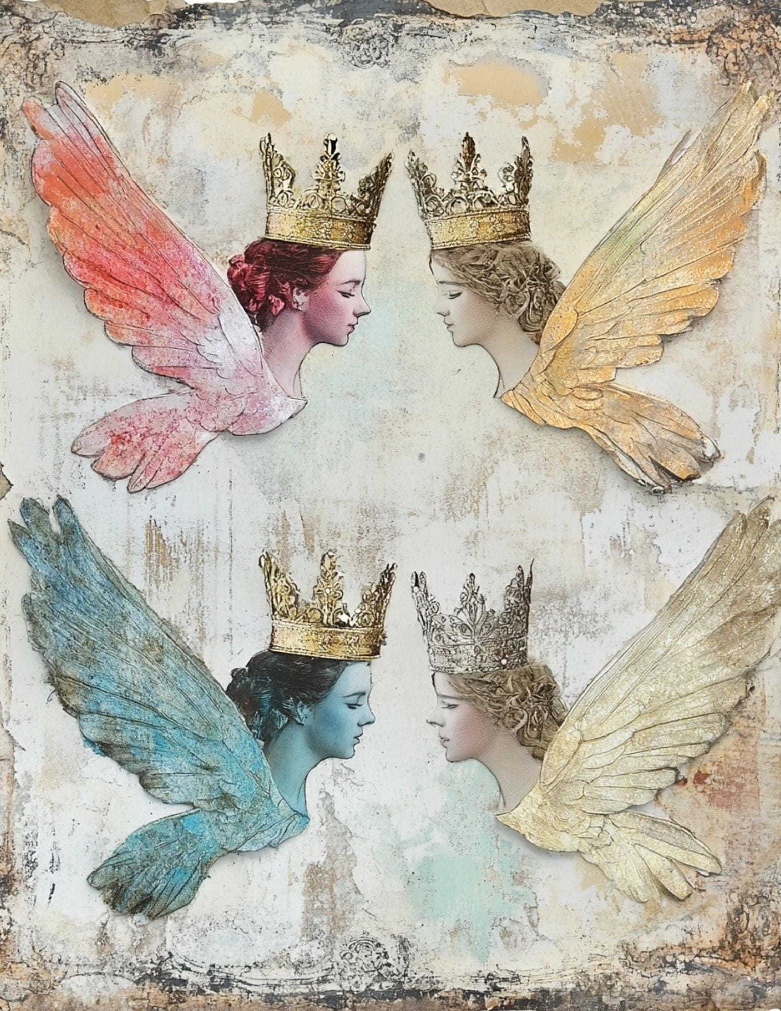 Collage Soup Bravely Being Me (eBook) Empowering Collage Collection of Mythic Feminine Strength – 90 Pages