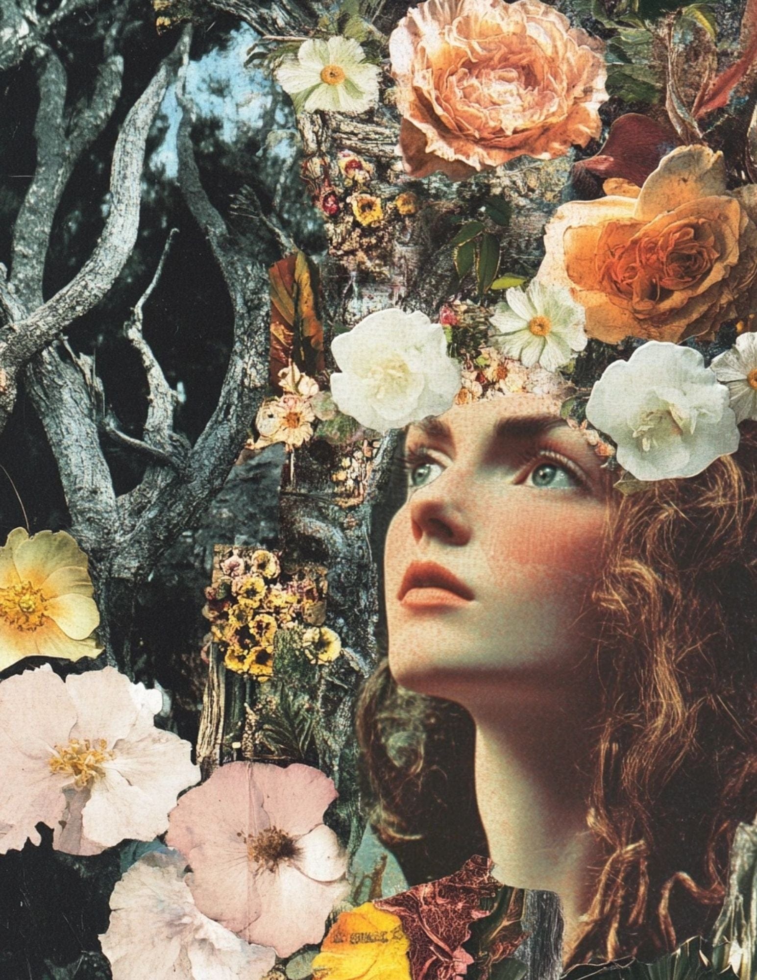 Collage Soup Bravely Being Me (eBook) Empowering Collage Collection of Mythic Feminine Strength – 90 Pages