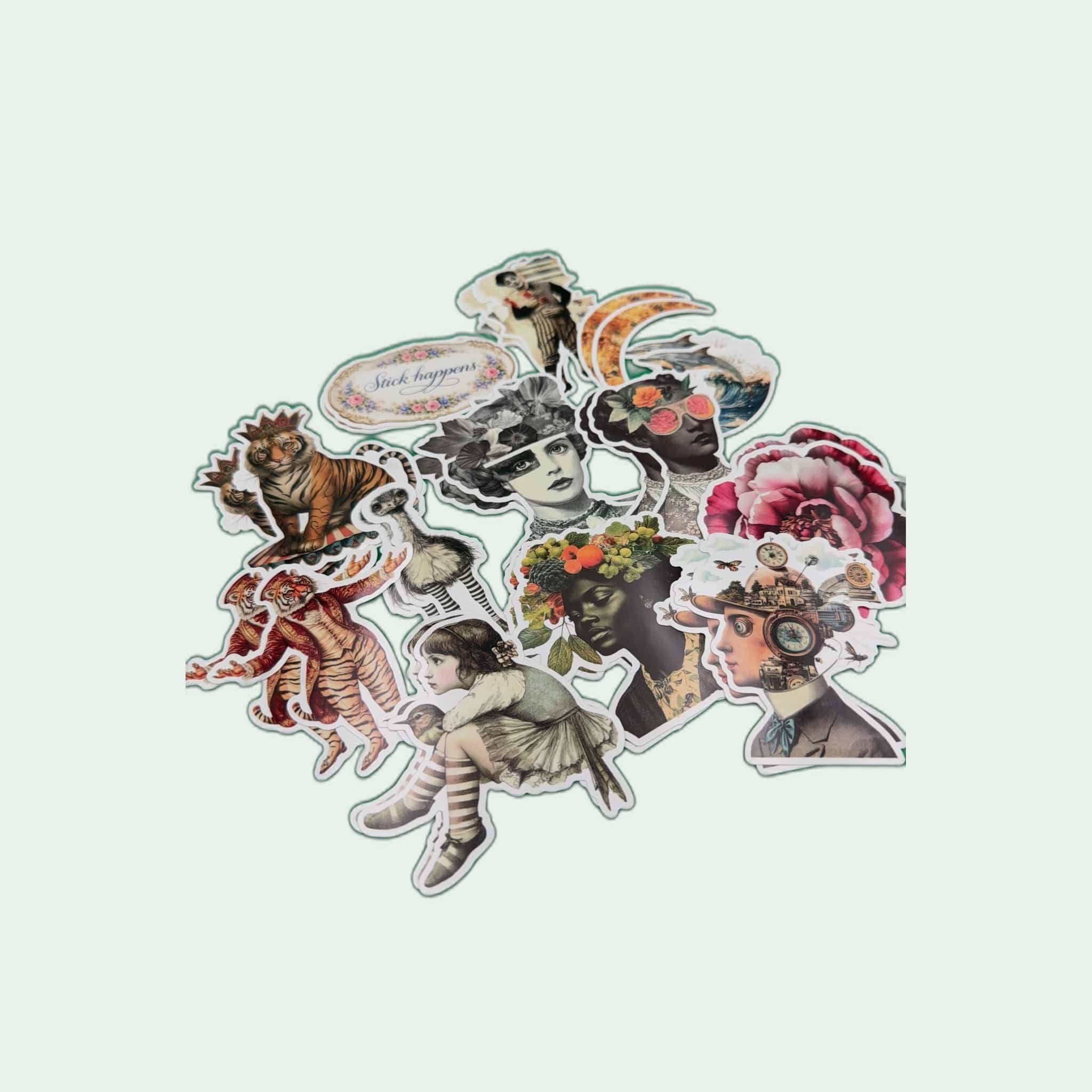 Collage Soup Cast of Characters – Sticky Bites