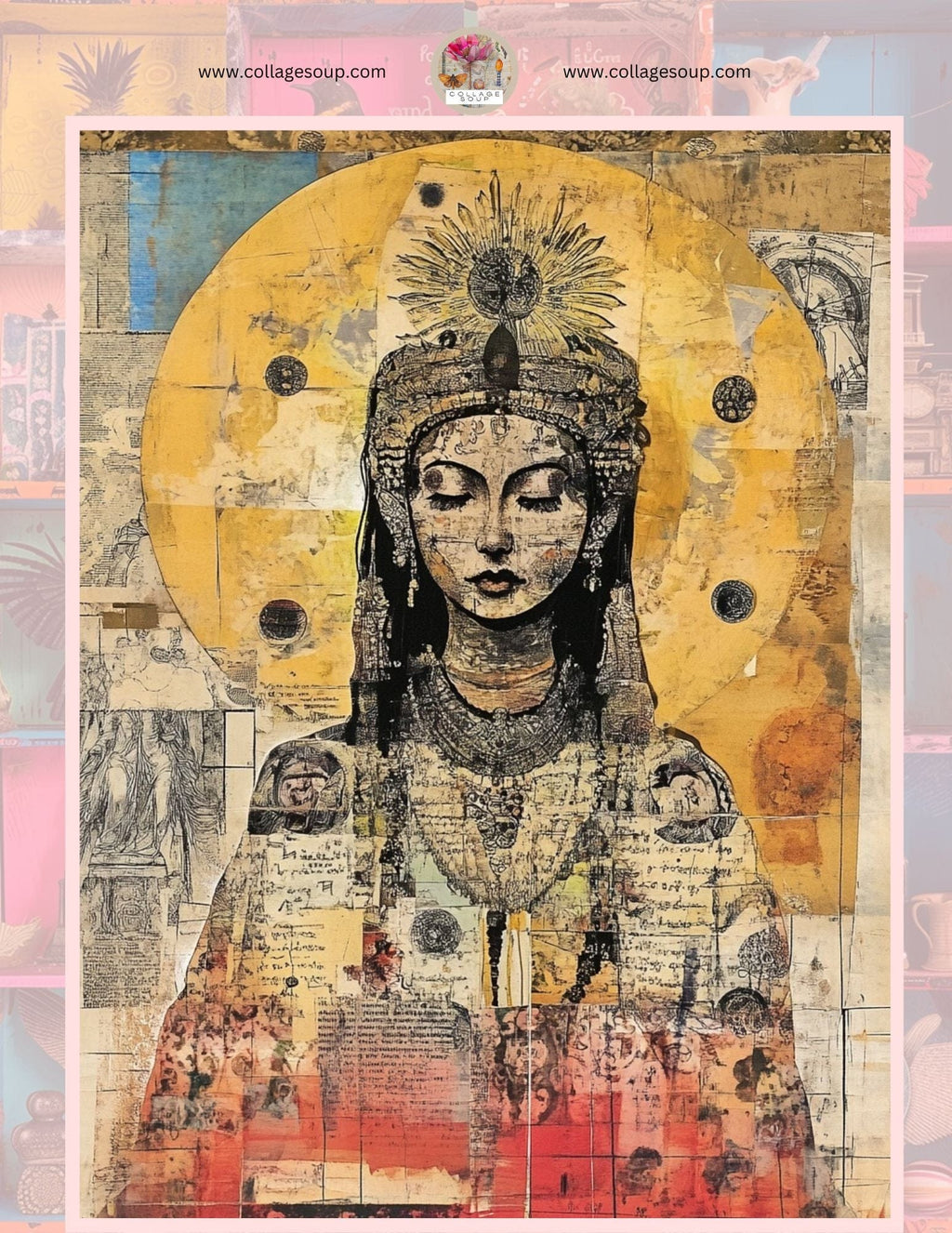 Collage Soup Celestial Women Digital Download FREEBIE