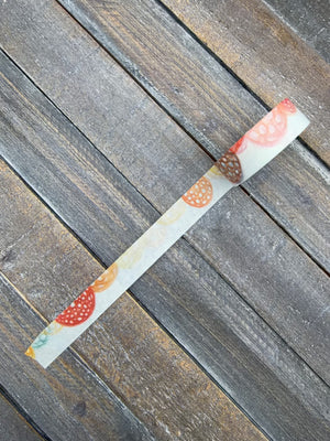 Collage Soup Citrus Bloom Dots Washi Tape — Warm Floral Circles