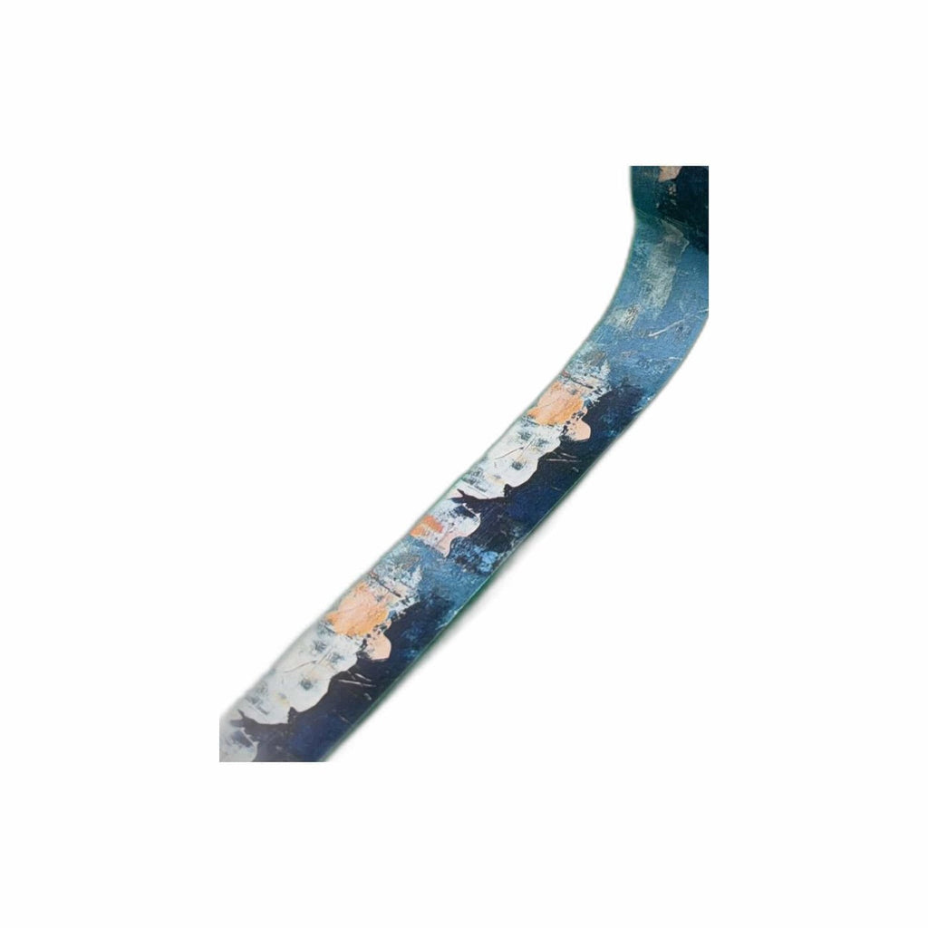 Collage Soup Coastal Drift Washi Tape — Moody Abstract Seascape in Navy, Slate & Sand