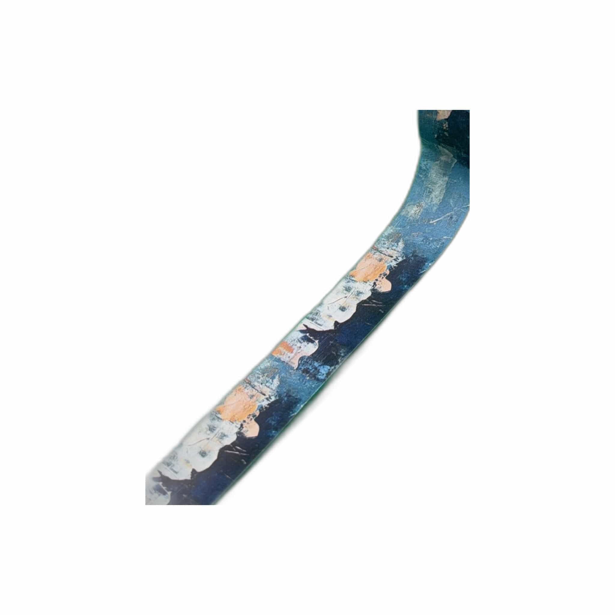 Collage Soup Coastal Drift Washi Tape — Moody Abstract Seascape in Navy, Slate & Sand