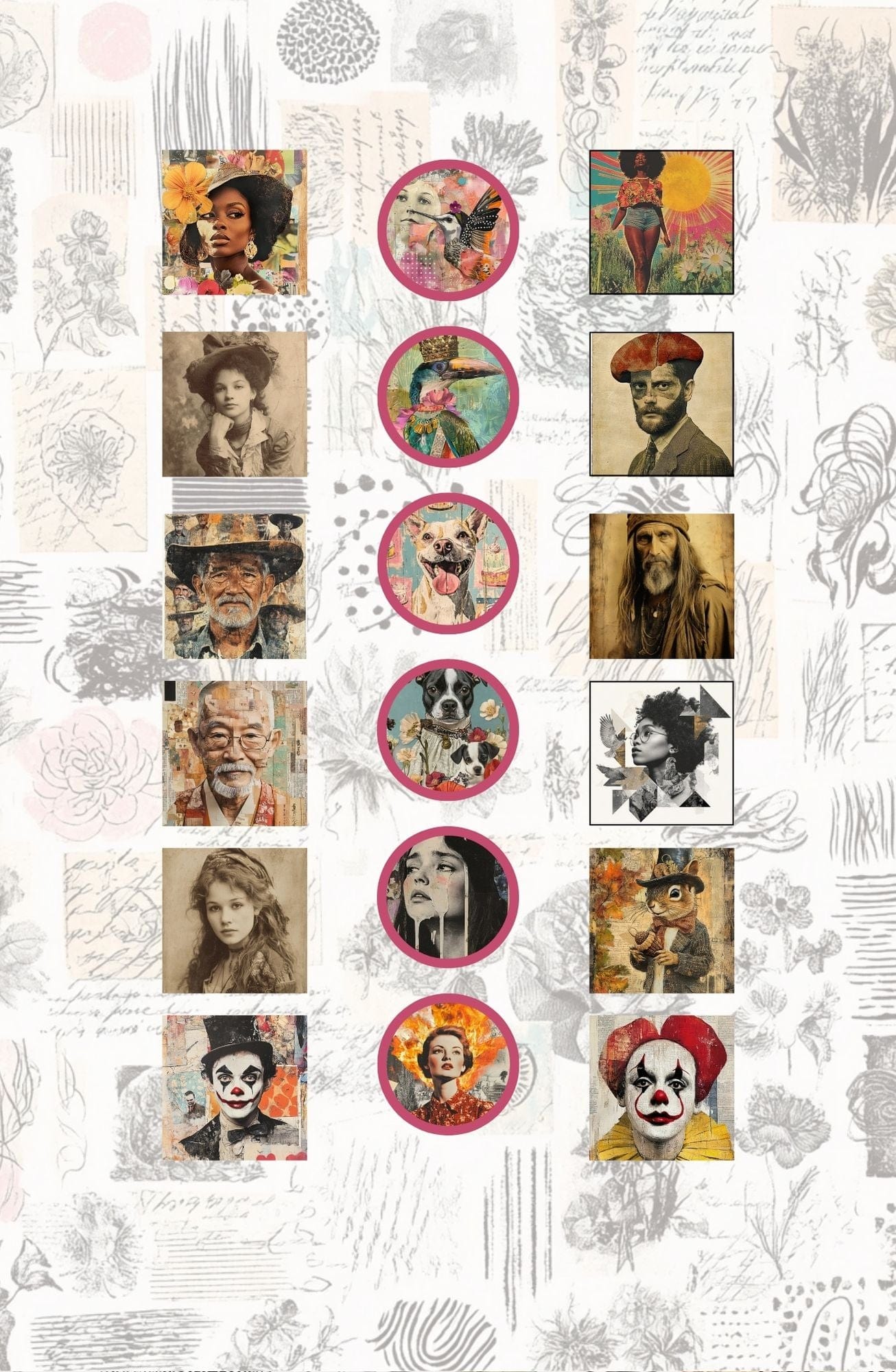 Collage Soup Collage Soup - Inchie It Up!: A snack-size paperback book of 180 quirky collage inchies – 80 Pages