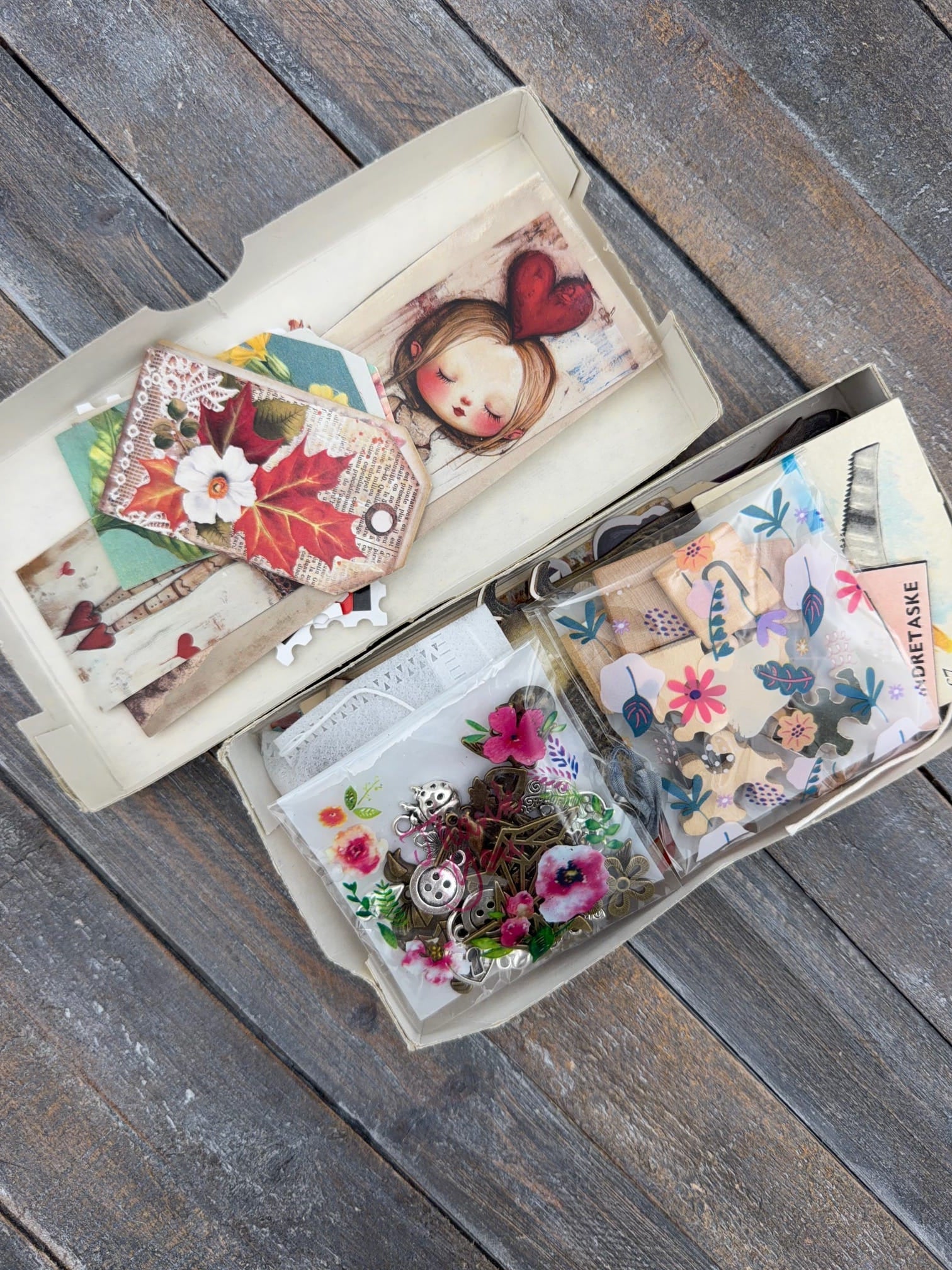 Collage Soup Curiosity Mixed Media Box Kit