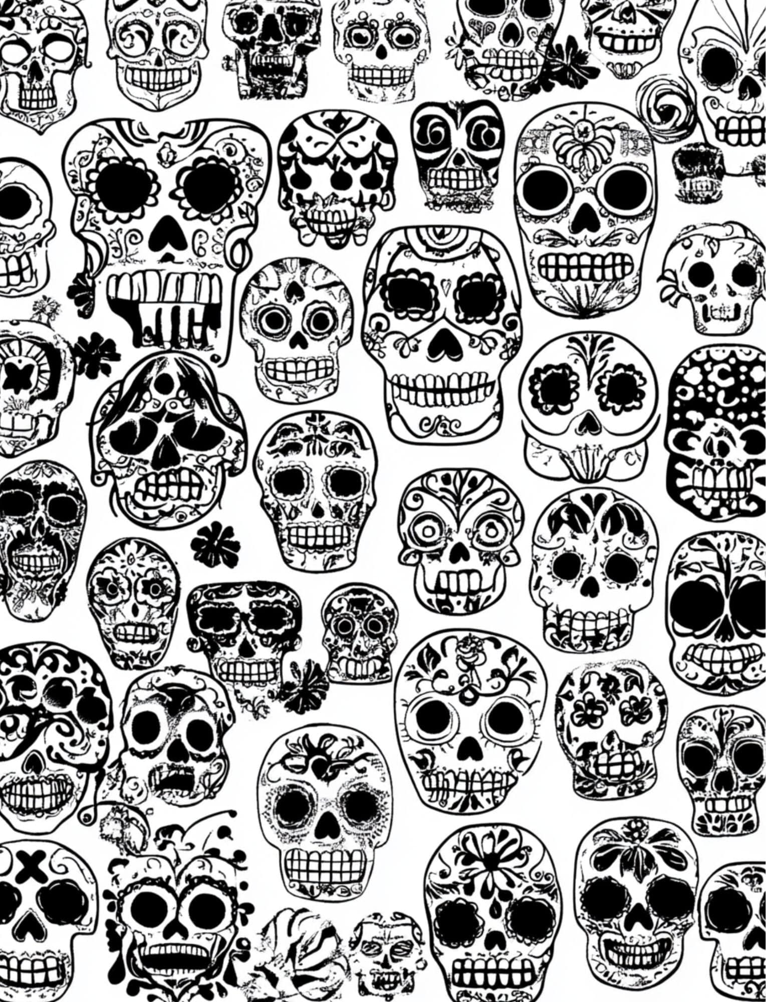 Collage Soup Day of the Dead – eBook | 80 Pages of Digital Collage Ephemera for Journals & Mixed Media