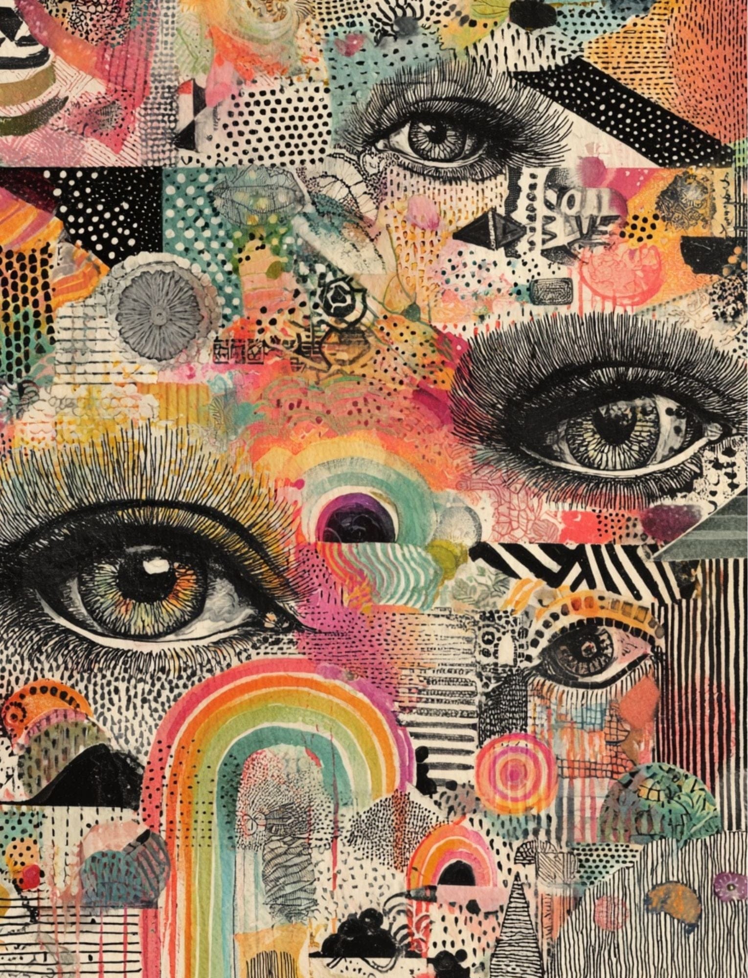 Collage Soup Face It (eBook) Expressive Portraits & Backgrounds to Cut and Collage – 90 Pages