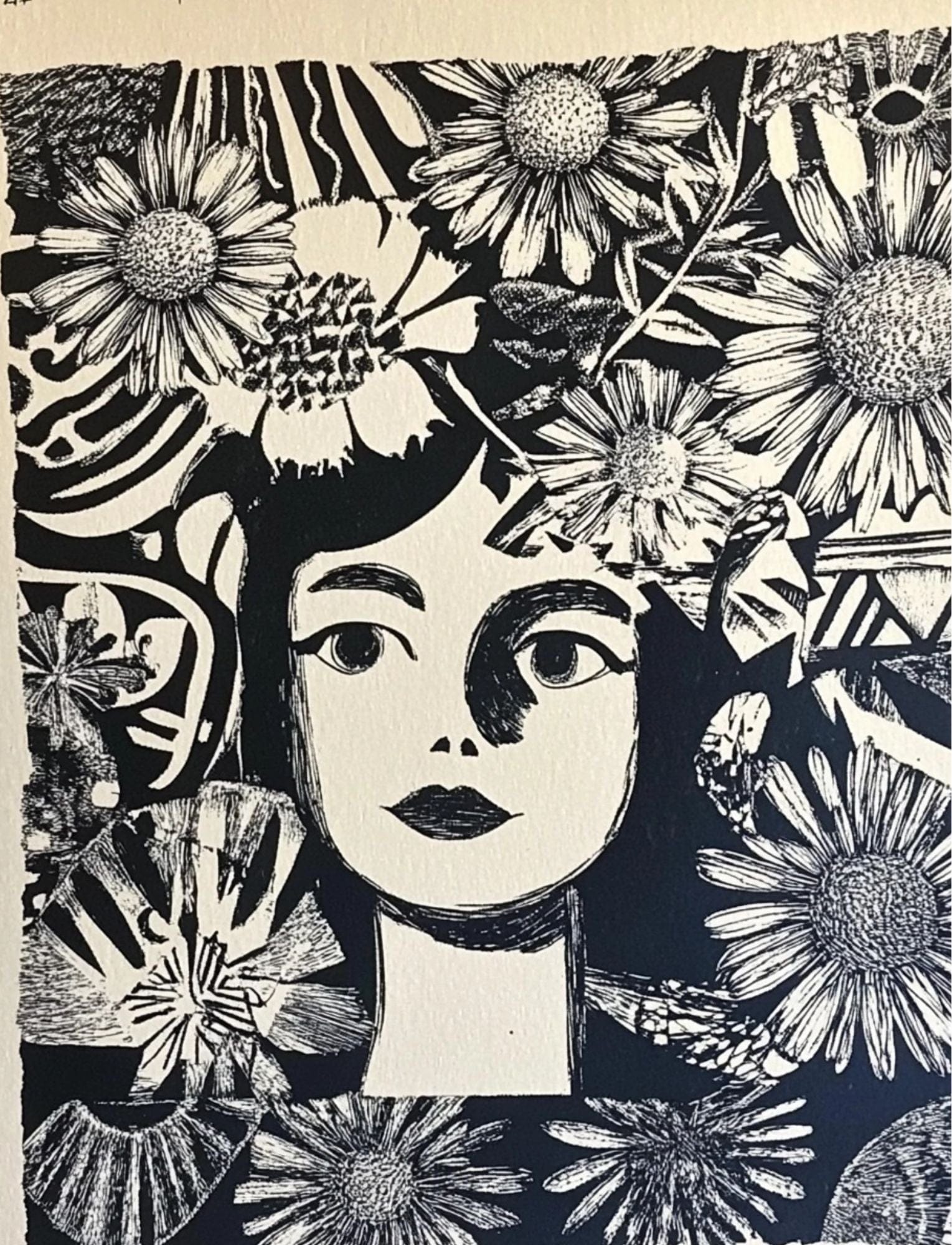 Collage Soup Fino Lino (eBook) Linocut-Inspired Collage Art for Creative Projects – 72 Pages