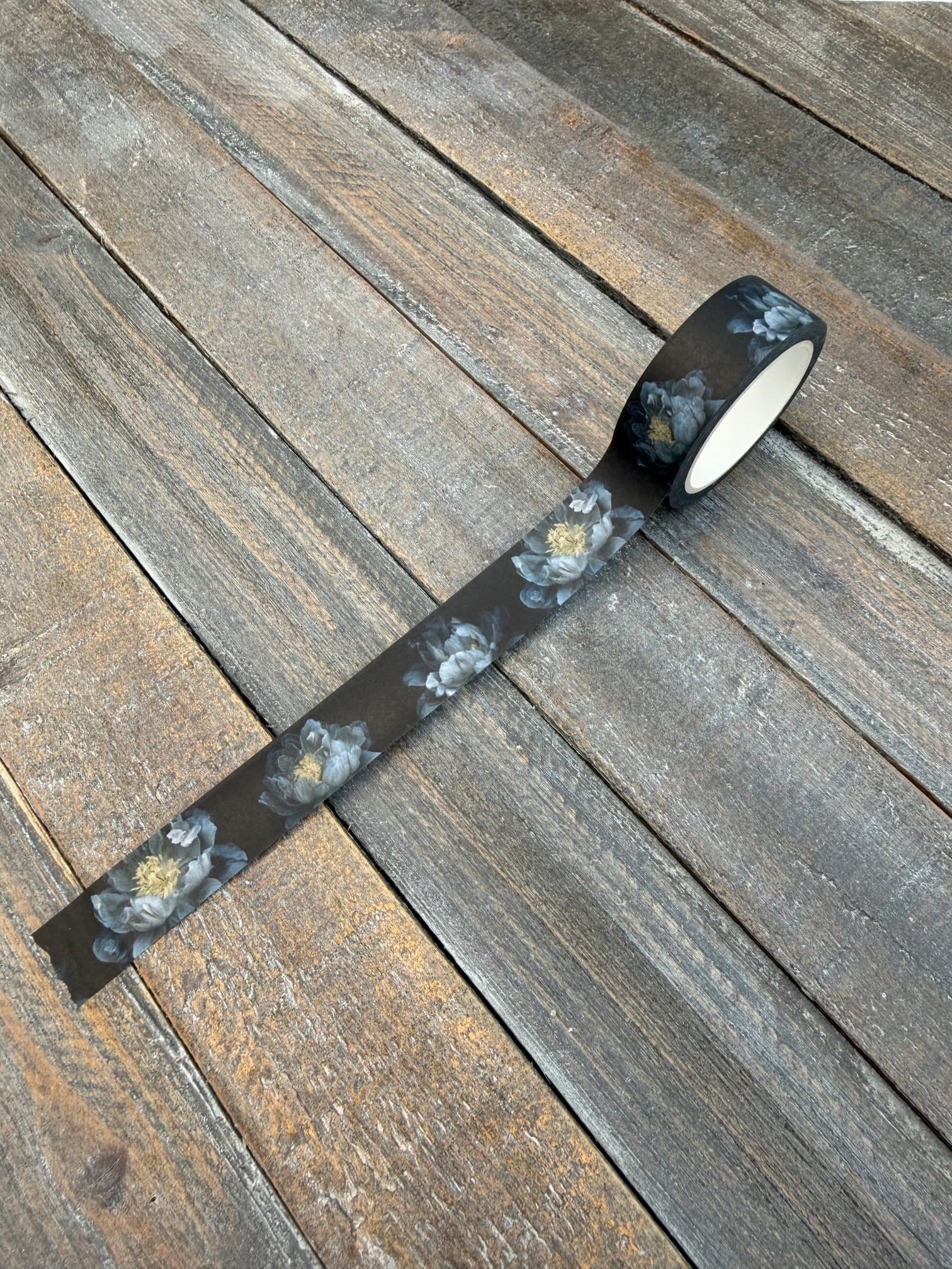 Collage Soup Flowers After Dark Washi Tape