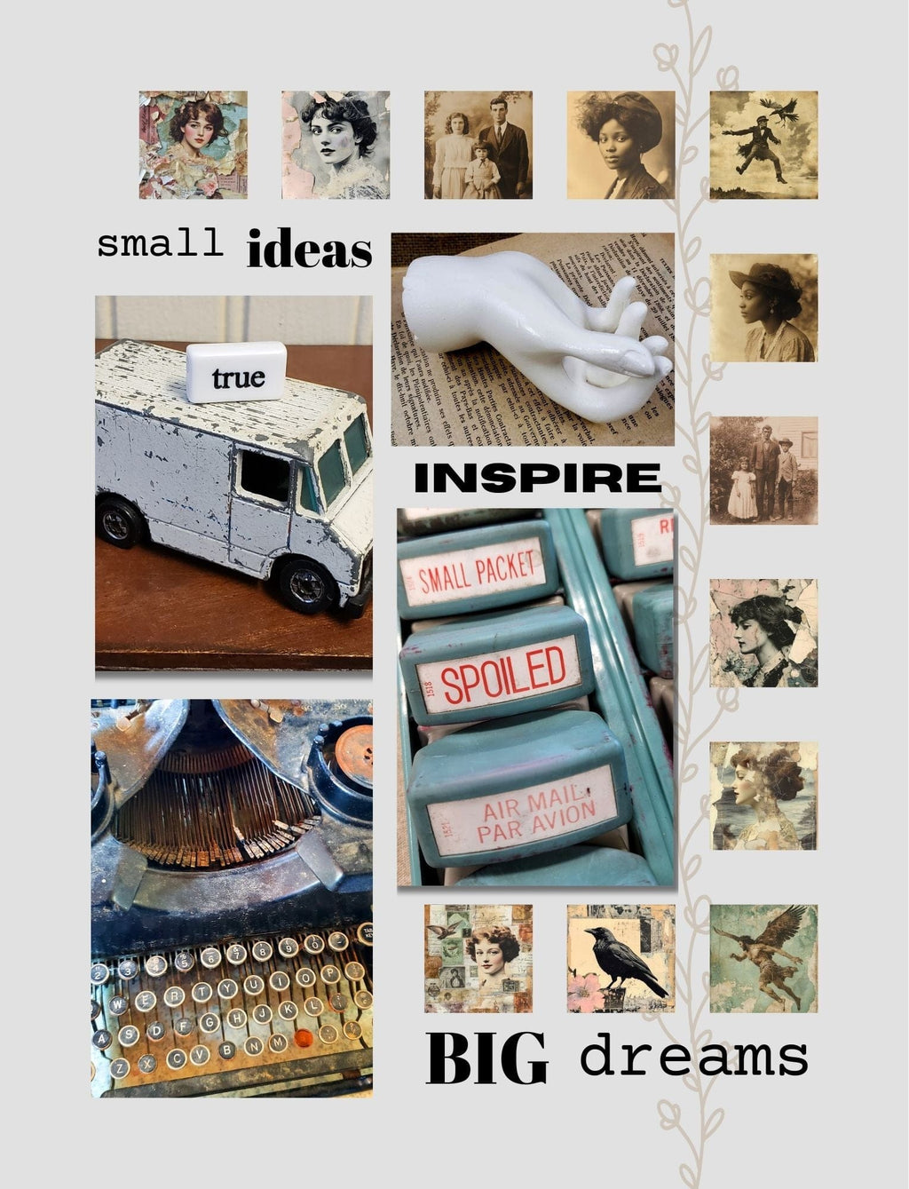 Collage Soup Found It! – Paperback Collage Collection | 84 Pages of Nostalgic Ephemera for Journals & Mixed Media