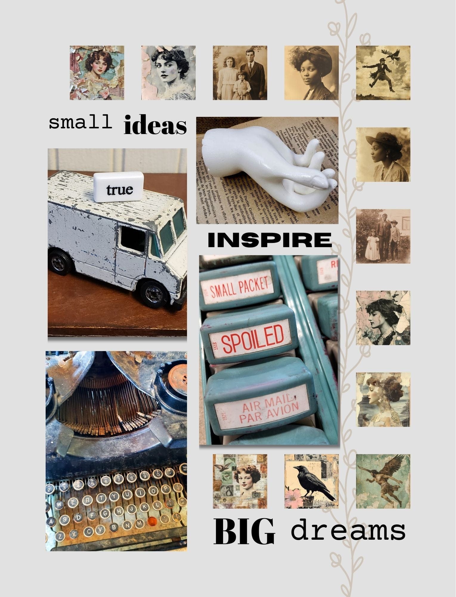 Collage Soup Found It! – Paperback Collage Collection | 84 Pages of Nostalgic Ephemera for Journals & Mixed Media