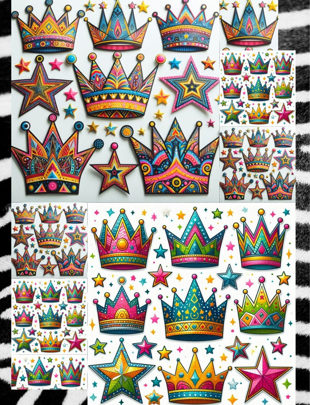Collage Soup FUN-damentals: 60-Page Collage Paperback of Vintage & Quirky Designs