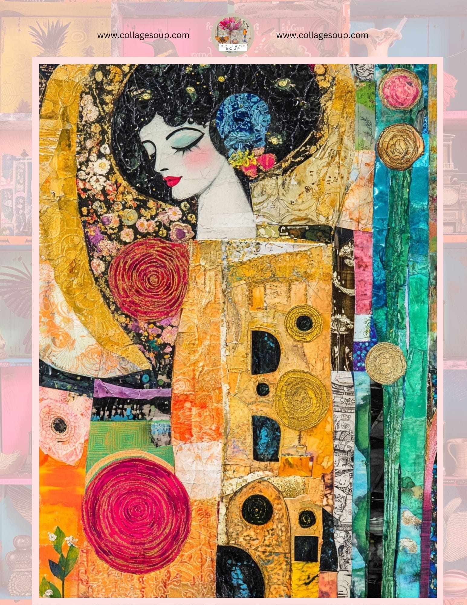 Collage Soup Gilded Muse Freebie Sampler