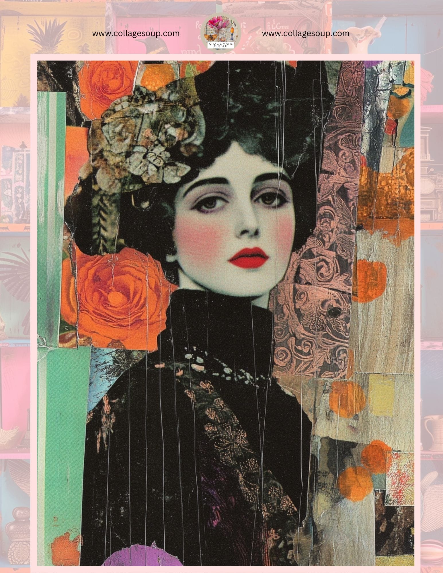 Collage Soup Gilded Muse Freebie Sampler