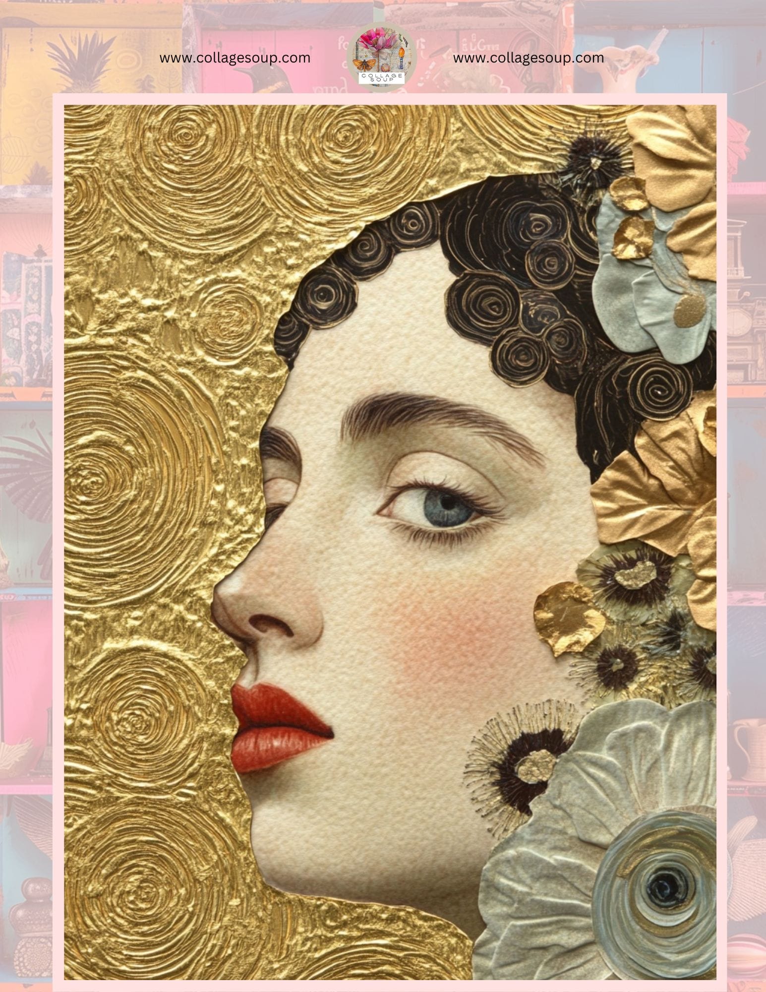Collage Soup Gilded Muse Freebie Sampler