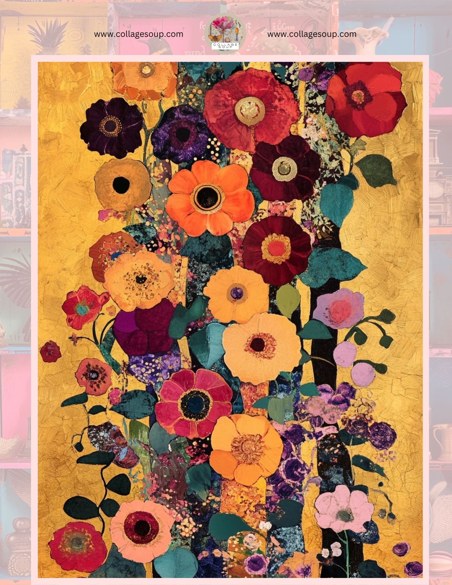 Collage Soup Gilded Muse Freebie Sampler