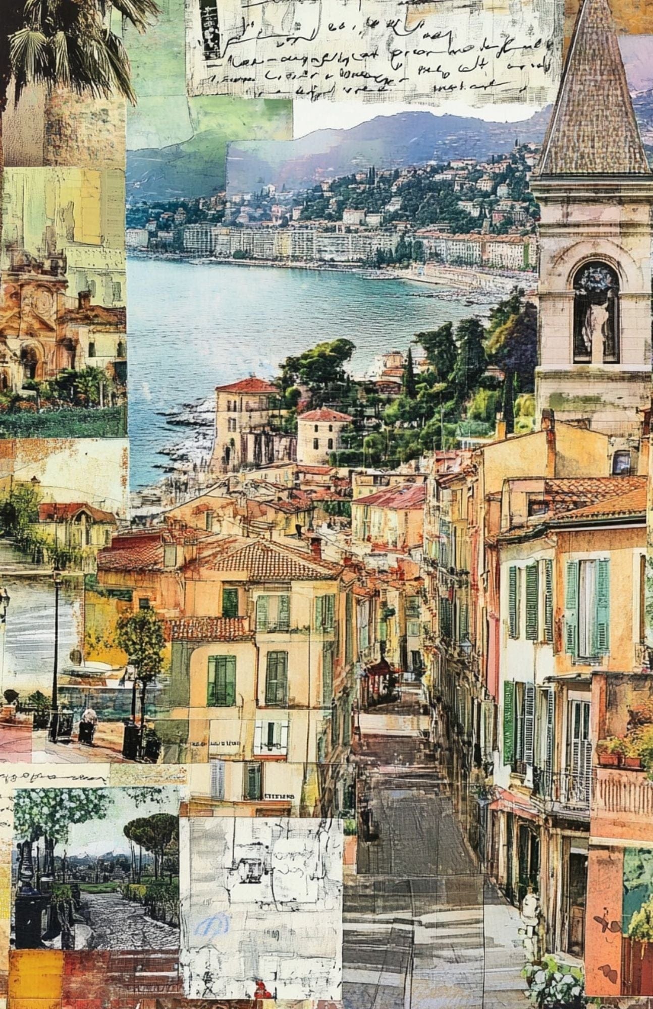 Collage Soup Global Adventures Scrap Pack | 50-Piece Vellum Paper Set for Mixed Media, Junk Journals & Scrapbooking