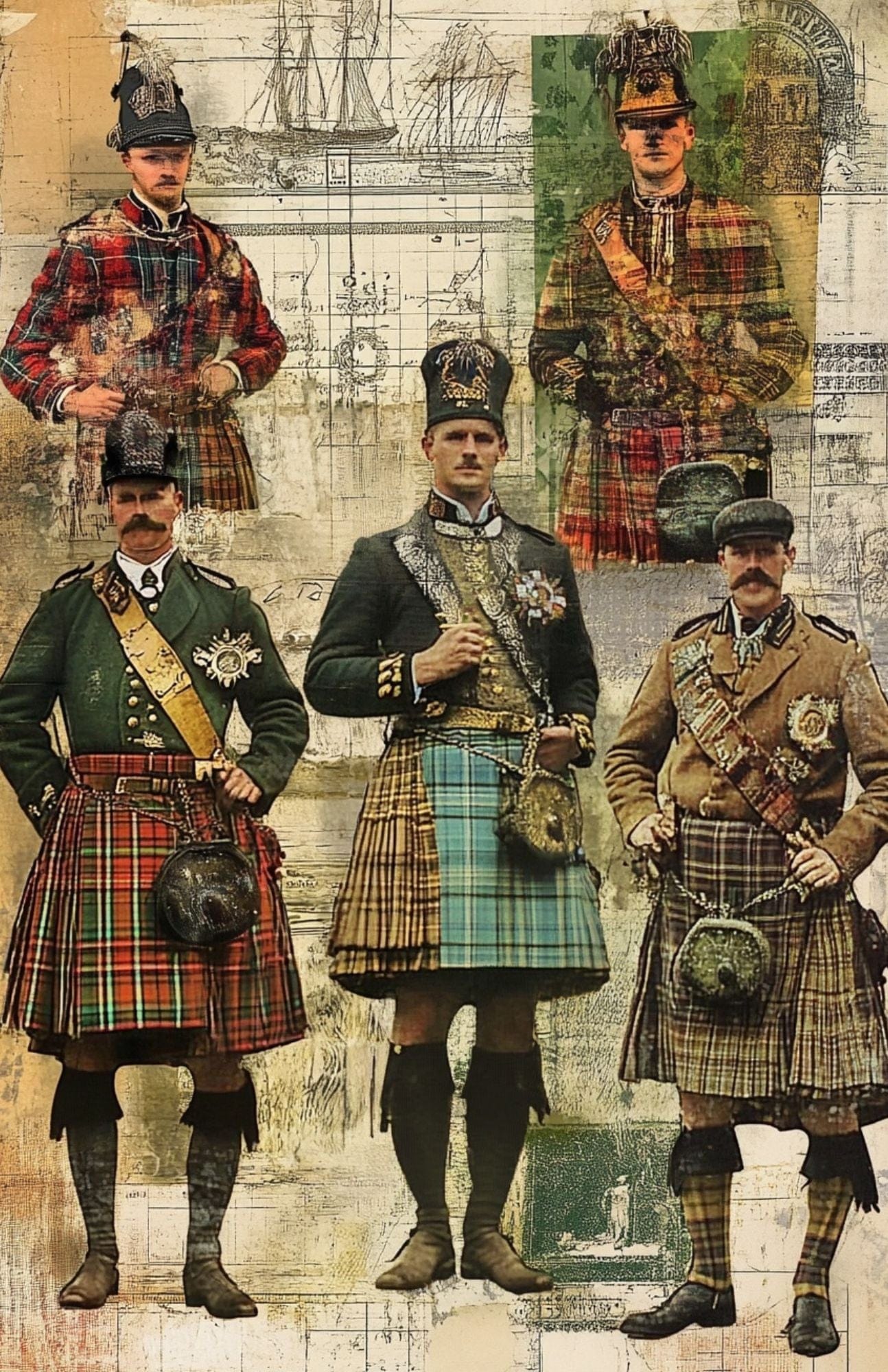 Collage Soup Global Adventures Scrap Pack | 50-Piece Vellum Paper Set for Mixed Media, Junk Journals & Scrapbooking