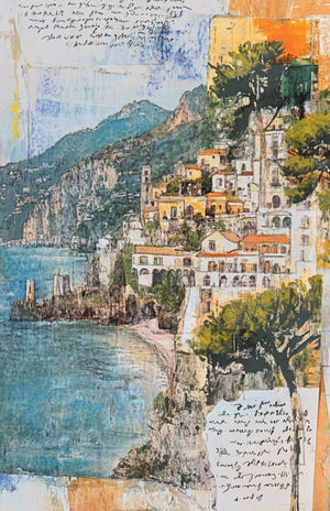 Collage Soup Global Adventures Scrap Pack | 50-Piece Vellum Paper Set for Mixed Media, Junk Journals & Scrapbooking