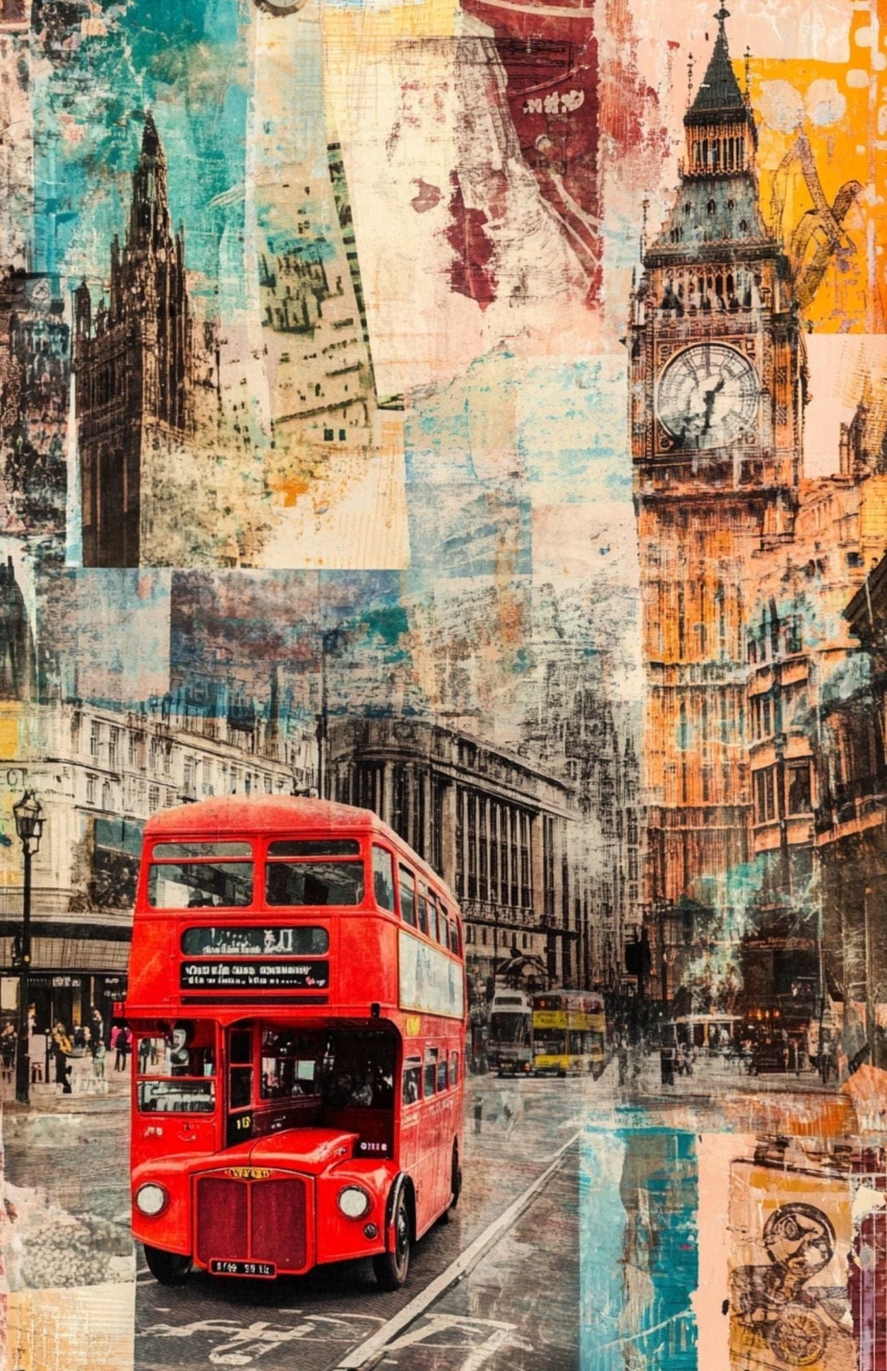 Collage Soup Global Adventures Scrap Pack | 50-Piece Vellum Paper Set for Mixed Media, Junk Journals & Scrapbooking